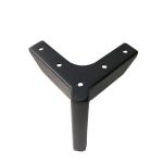 Iron Finishing Metal Sofa Legs Black Color Modern And Smooth Design for sale