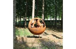 China 6mm Thickness Large Corten Fire Pit Customizable supplier