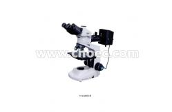 China Binocular Metallurgical Halogen Lamp Microscope , Plan Achoromatic Optical System supplier