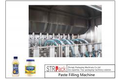 China Customized Mayonnaise / Ketchup Filling Machine , High Viscosity Piston Filler supplier