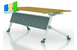 China Office Furniture And School Desk Foldable Training Room Table With Wheels supplier