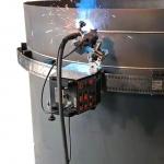 Vertical Circular Seam Welder for SAW Welding on Tanks 220V Horizontal Welding Machine for sale