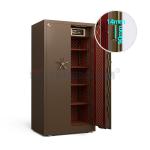 Double Alarm Solid Movable Steel Safe Cabinet Door H1800mm For Security