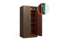 China Double Alarm Solid Movable Steel Safe Cabinet Door H1800mm For Security supplier