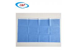 China Absorbent Blue SMS Disposable Surgical Side Drape With Adhesive Supplier supplier