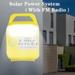 10w Solar Home Lighting System With Radio FM Bluetooth Speaker Charger for sale