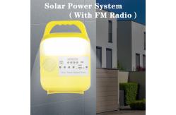 China 10w Solar Home Lighting System With Radio FM Bluetooth Speaker Charger supplier