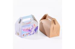China Pantone Customized Food Packaging Box Greaseproof Folding Paper Box Varnishing supplier
