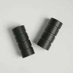Living Room Aluminum Alloy Paint Curtain Rod Finials for sale