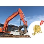 OEM Q355B NM400 Mechanical Stone Grapple , Mechanical Grab For Excavator for sale