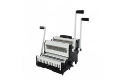 China Double Loop Wire And Plastic Spiral Coil Punching Binding Machine supplier