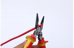 China C1055 60CrV Thin Long Nose Pliers 7in1 High Leverage Combination Pliers supplier
