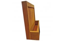 China Wooden Crate Package Corten Steel Water Feature In Modern Design supplier