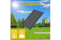 China 166mmx166mm Cell Bificial Solar Panels 12V 200W Mono Solar Panel IP65 supplier