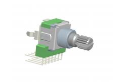 China RS121AB7 12mm Electronic Rotary Switch Sealed Band For Channel Selection supplier