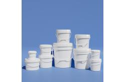 China Reusable Sealing 5 Gallon Translucent Bucket PP Plastic Food Safe Oem supplier