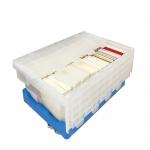 Warehouse Storage FIRST 46L Plastic Tote with Hinged Lid File Moving Box Containers Crate Plastic Storage for sale