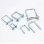 Customized Semi Trailer Suspension Part Square U Bolt With Nuts Customizable For Truck Or Trailer U Bolts for sale