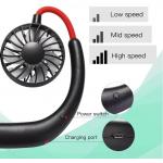 USB Rechargeable 360D 1.2w Portable Hanging Neck Fan