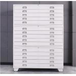 Multi Layer 0.069cbm Ergonomic Handle Metal Drawer Cabinet Knocked Down Structure