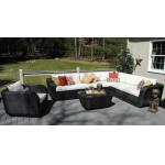 Luxury Comfortable Wicker Sofa , Rattan Conservatory Furniture for sale