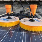 Thorough Cleaning with Double-Head Innovative Rotating Solar Panel Brush Full Payment