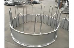 China 6 Rails Welded Cattle Feeder Panels Galvanized Metal Livestock Fence supplier