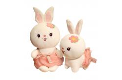 China 25cm Lovely Sitting Rabbit Plush Doll Toys OEM supplier