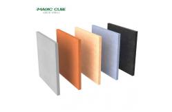 China Noise Reduction Polyester Fiber Acoustic Panel Sound Absorbing Ceiling Panel supplier