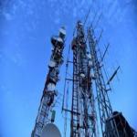 ISO9001 Galvanized 4 Legs Angular Telecommunication Steel Tower With Fall Arrest for sale