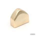 Gold Plating Zinc Alloy Bag Accessory Tail Clip with Screw Fixing for Bag Strap for sale