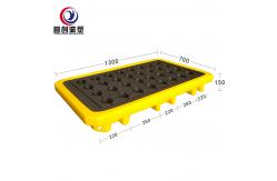 China Logo Printing On Smooth High Durability Plastic Pallets Customizable Design supplier