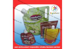 China Customized Stand Up Spout Pouch Packaging With Bottom Gusset For Food supplier