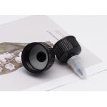 24mm Plastic Screw Caps Twist Top Long Nozzle For Bottles Smooth Closure for sale
