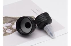 China 24mm Plastic Screw Caps Twist Top Long Nozzle For Bottles Smooth Closure supplier