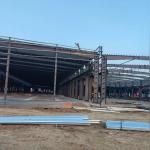 Rugged Modular Prefabricated Metal Material Steel Structure Workshop for sale