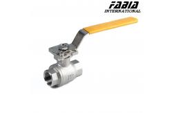 China High Performance Manual Two Piece Stainless Steel Industrial Ball Valve supplier