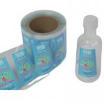 Personalised Self Adhesive Label Sticker Paper Clear Round Stickers Custom for sale