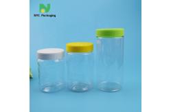 China 360ml 450ml 600ml Plastic Food Jars Peanut Butter Container supplier