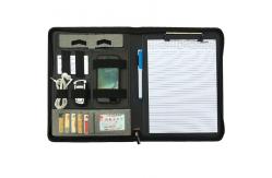 China Moistureproof Luxury Leather Portfolio With Calculator Multifunctional Reusable supplier