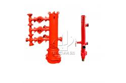 China Clamp On Quick Latch Oilfield Cementing Tools Single / Double Plugs Casing Cementing Head supplier