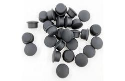 China Custom Silicone Molded Rubber Parts Black Silicone Plug supplier