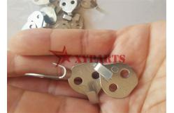 China Stainless Steel 1 '' Lacing Hooks With Double Hole To Fix Insulation Blankets supplier