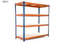 China Powder Coated Light Duty Racking Steel Shelf Panel Customized Dimension supplier