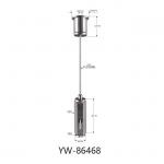 Black Plated Art Wire Hanging Display Systems For Art Exhibition YW86466
