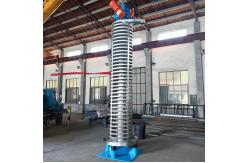 China CWC Series Vertical Spiral Vibration Elevator Acrylic Cover Loading Machine supplier