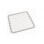 X - Tend Diamond Flexible Architectural Cable Mesh Fence With Round Tube Frame