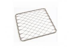 China X - Tend Diamond Flexible Architectural Cable Mesh Fence With Round Tube Frame supplier