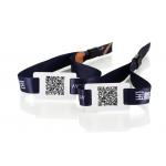 Custom NFC Fabric RFID Wristband Waterproof Bracelet For Social Distancing for sale