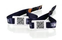 China Custom NFC Fabric RFID Wristband Waterproof Bracelet For Social Distancing supplier